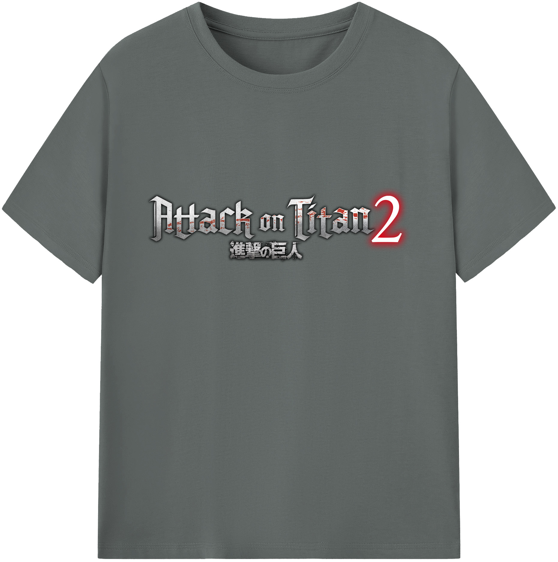 （画像用） 進撃の巨人 Attack on Titan 綿100％ メンズ半袖Tシャツ｜肌触りやわらか＆通気性